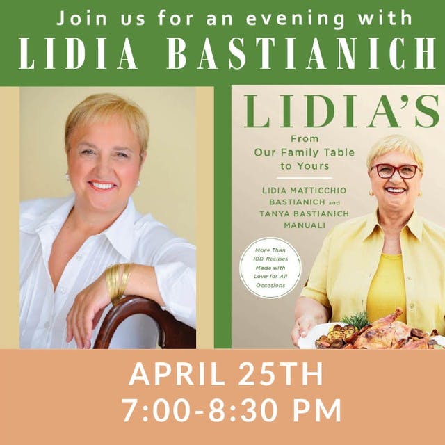 Tickets on Sale for Lidia Bastianich and Spring Edition at New Canaan Library