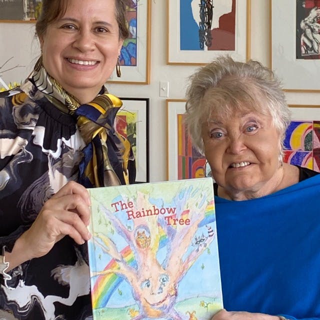 Local pens picture book about Rainbow Lake tree, author/illustrator signing 5/4