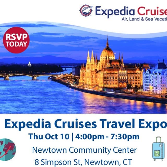 Top 10 Reasons to Attend the Expedia Cruises™ Travel Expo in Newtown on Thursday