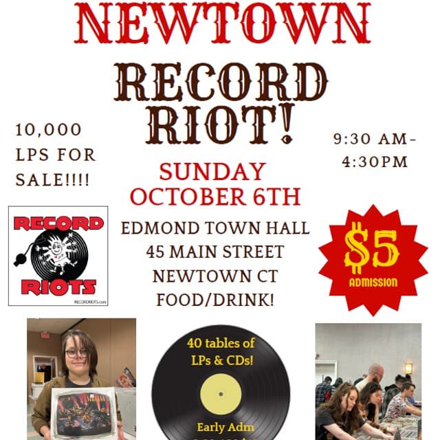 The Newtown Record Riot at Edmond Town Hall on Sunday! 