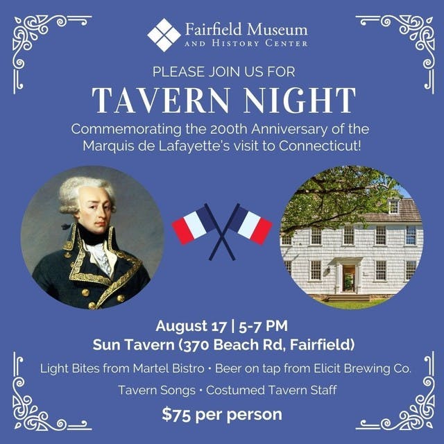 Tavern Night at Fairfield Museum and History Center