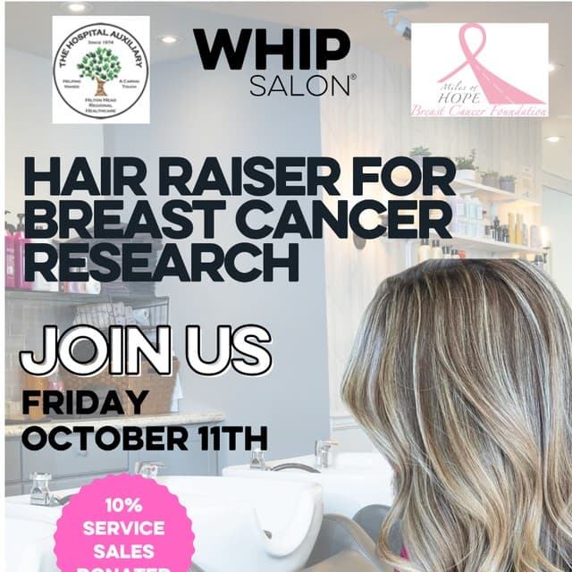 Book an appointment at Whip Salon in Newtown this Friday and make a difference!