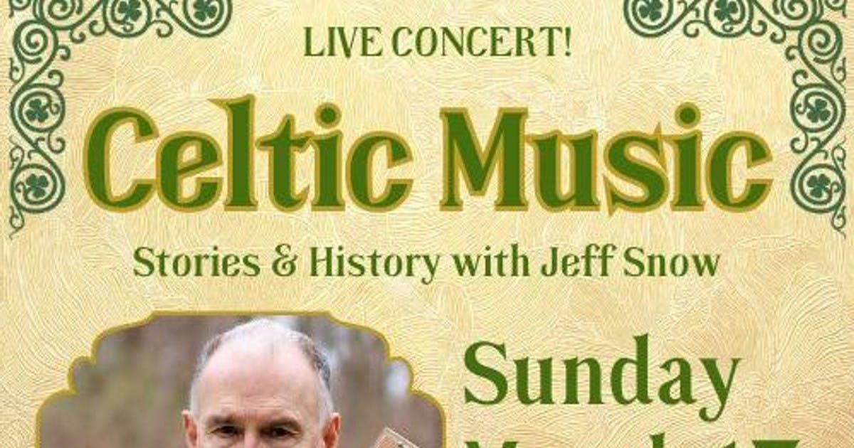 Live Concert: Celtic Music at Milford Public Library on March 17!