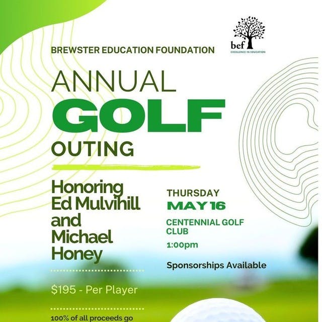 BREWSTER EDUCATION FOUNDATION ANNUAL GOLF OUTING 