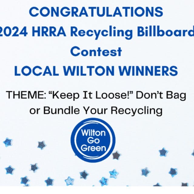 Wilton Students are HRRA Recycling Billboard Contest Winners!