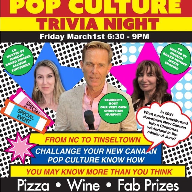 New Canaan Pop Culture Trivia Night on March 1!