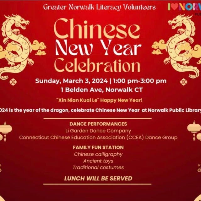 Norwalk Public Library for a Chinese New Year Celebration on March 3!